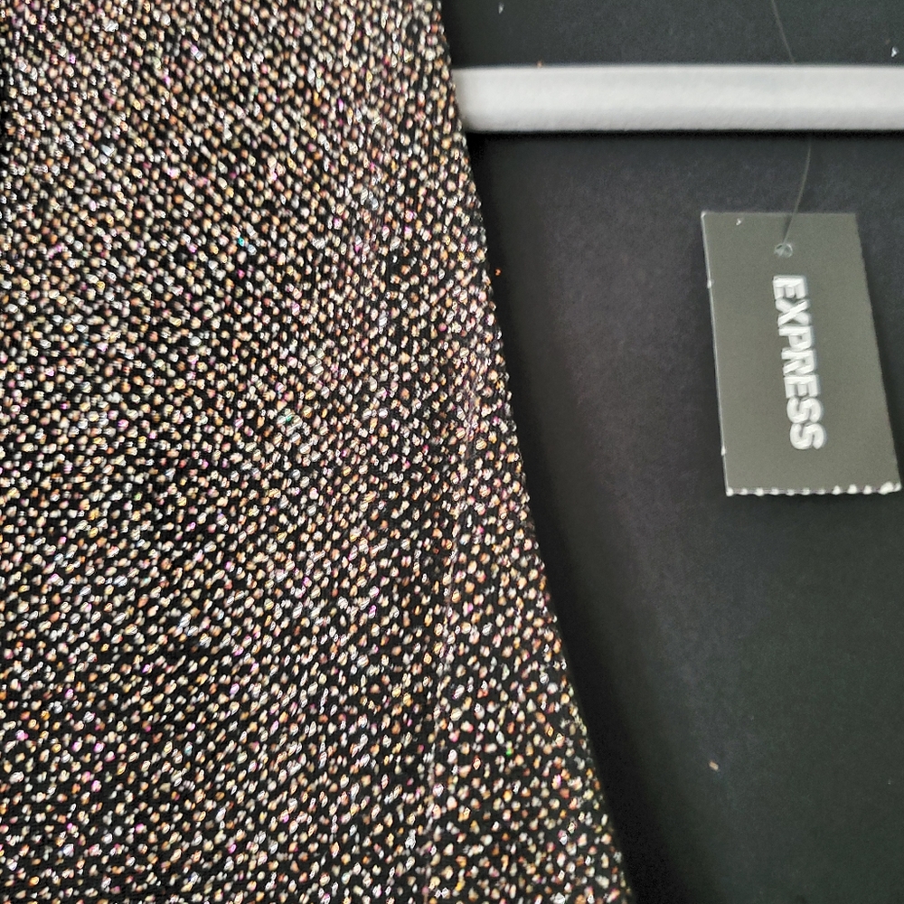 NWT Express Glitter Party Dress - Picture 6 of 9